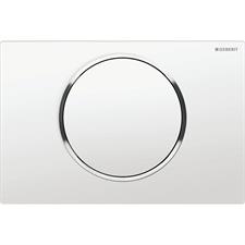 Plaque de déclenchement Geberit Sigma10. White. Gloss chrome-plated