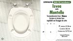 WC-Seat MADE for wc MONTELLO ISVEA model. Type COMPATIBLE. Cheap