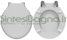 COPRIWATER per wc ETHOS 1a SERIE. GALASSIA. Ricambio DEDICATO. Legno rivestito