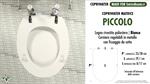 Copriwater MATRICE SINTESIBAGNO “PICCOLO”. BIANCO. Forma “OVALE PICCOLA”