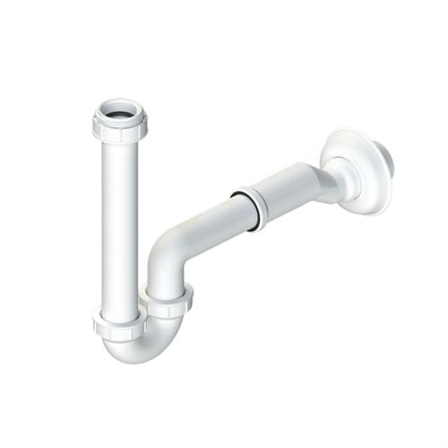 Self-cleaning siphon with eccentric for sink and bidet. DS211-33