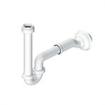 Sifone autopulente con eccentrico per lavabo e bidet.  DS211-33