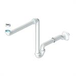 Sifone autopulente con eccentrico per lavabo e bidet.  DS716-33