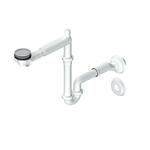 Kit salvaspazio per lavabo modello Libra. Senza troppo pieno. SLI004-33