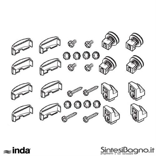RBKS012AA. Kit scorrimento box doccia Inda Roma