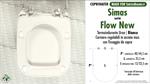 COPRIWATER per wc FLOW NEW. SIMAS. Ricambio COMPATIBILE. Duroplast